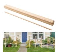 VEVOR Piquets de Clôture Jardin en Bois, Lot de 25, Poteaux Bois à Pointe 17,53 x 12,7 x 1219,2 mm, Piquets pour Clôtures Anti-érosion, Délimiter les Zones de Jardin, Support de Croissance des Plantes