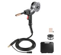 VEVOR Pistolet à Bobine MIG 130 A Torche à Bobine MIG Remplacement pour Lincoln Magnum 100SG K2532-1, avec Câble 3 m, 10 Embouts de Contact Supplémentaires, Fil de Soudage Alu 0,9 mm, Coffret à Outils