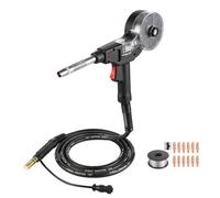 VEVOR Pistolet à Bobine MIG 135 A Torche à Bobine MIG Remplacement pour Miller Spoolmate 100, avec Câble 3 m, 5 Embouts Contact 0,9 mm 5 Embouts Contact 0,8 mm Supplémentaires, Fil Soudage Alu 0,9 mm