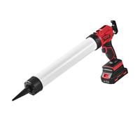 VEVOR Pistolet à Cartouche Électrique sans Fil 600 mL Pistolet à Mastic 20 V Pistolet à Calfeutrer à Batterie 2,0 Ah 4 Vitesses Réglables Anti-goutte Chargeur Rapide pour Calfeutrer, Remplir, Sceller