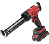 VEVOR Pistolet à cartouche sans fil Presse à cartouche Pistolet à silicone (20 V, pour cartouches de 300 ml, jusqu'à 270 kg, vitesse réglable à 4 vitesses, batterie et chargeur inclus) Compatible avec