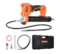 VEVOR Pistolet à Graisse Électrique sans Fil Automatique, 55 MPa, avec Éclairage LED, Tuyau 90 cm, 20 V Batterie Non Incluse, Déclencheur Vitesse Variable, Adapté au Graissage de Véhicules ou Machines