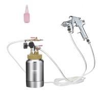 VEVOR Pistolet à peinture portable réservoir 2 L – Buse 1,8 mm, Pression max 45 PSI