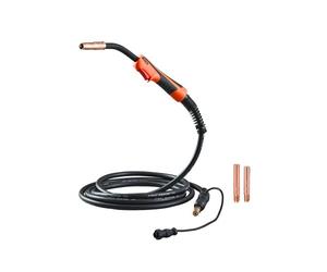 VEVOR Pistolet de Soudage avec Câble 4,5 m 250 A Compatible avec Soudeuses LincoIn Power MlG 200, 215, 216, 255 et Wire-Matic 255, pour Fils de Soudage 0,89 mm 1,14 mm, Diverses Tâches de Soudage