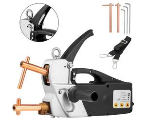 VEVOR Pistolet de Soudage par Points Électrique Compact 400V Soudeuse par Point avec Pointes Remplaçables 120mm Poste à Souder Épaisseur Maximale Soudure 2,0+2,0mm Sangle d'Accrochage 440x100x185mm