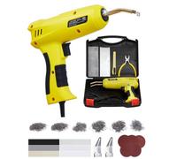 VEVOR Soudure Plastique, 220 W, Pistolet de Soudage Plastique 1200 Agrafes et 76 Tiges de Soudage, Kit Réparation Professionnel Pare-chocs Voiture Lumière LED, pour Kayak, Jouets, Fissure en Plastique