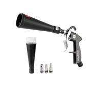 VEVOR Pistolet Nettoyage Voiture à Air Haute Pression 6-9,2 bars avec 2 Buses, Tuyau Rotatif Aluminium, pour Élimination Saleté Poussière Surface, Fonctionne avec Compresseur d'Air 1/4 NPT Non Inclus