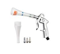 VEVOR Pistolet Nettoyage Voiture Air 6-9,2 bars Tuyau Rotatif Caoutchouc 2 Buses