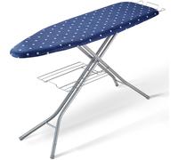 VEVOR Planche à repasser 140x37 cm – 4 couches, hauteur 64–97 cm, plateau & housse 100% coton
