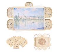 VEVOR Planche de Puzzle 1000PCs Portable avec Tiroirs et Couverture 736x535 mm