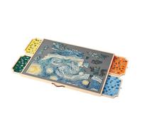 VEVOR Planche de Puzzle 1500PCs en Bois avec 4 Tiroirs et Couverture 865x635 mm
