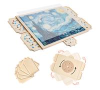 VEVOR Planche de Puzzle 1500PCs Portable avec Tiroirs et Couverture 865x635 mm