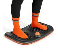 VEVOR Planche d'Équilibre, Planche à Balancer Compacte et Portable, pour Fitness Tronc Entraînement Équilibrage Proprioception Kinésithérapie Yoga Gym Domicile Bureau Debout, avec Balle de Massage