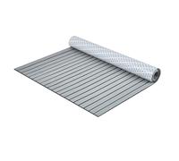 VEVOR Revêtement de Sol pour Bateau en Mousse EVA 2400 x 1160 x 6 mm, Plancher de revêtement de Sol Autocollant antidérapant, 27 840 cm², Tapis Marin pour Bateaux, Yacht, Ponton, terrasse de Kayak