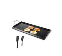 VEVOR Plaque de cuisson en acier au carbone poêle à griller 812 x 310 mm noir