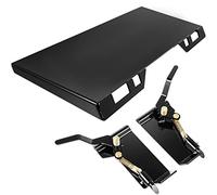 VEVOR Plaque de fixation pour chargeuse compacte, 6 mm, plaque de montage rapide pour direction compacte, largeur intérieure 1143 mm, 470 mm de hauteur, fixation rapide pour godets, charrues, fourches