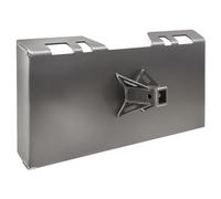 VEVOR Plaque de fixation pour chargeuse compacte, 8 mm, plaque de montage à fixation rapide, avec récepteur d'attelage de 58 mm, compatible avec chargeuse et tracteur Deere, Kubota, Bobcat, Mahindra