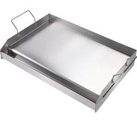Plaque à griller rectangulaire - VEVOR - 587x395 mm Plancha Gril Rectangulaire en Acier Inoxydable Anti-adhésive Plaque de Cuisson