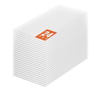 VEVOR Plaque en Polycarbonate, 1210x605x4 mm, Panneaux de Toit en Feuilles, Lot de 24, Toiture Plastique Ondulé Imperméable, Protection Contre UV, Transparent, Résistant aux Chocs, pour Serre, Jardin