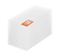 VEVOR Plaque en Polycarbonate, 1210x605x6 mm, Panneaux de Toit en Feuilles, Lot de 15, Toiture Plastique Ondulé Imperméable, Protection contre UV, Transparent, Résistant aux Chocs, pour Serre, Jardin