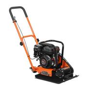 VEVOR Plaque Vibrante Thermique 10,5 kN Compacteur à Plaque Vibrante Essence 6,5 hp pour Pavage, Aménagement Paysager, Asphalte, Fondations, Compactage Sol, 196 cc, 5600 VPM, Zone Compactage 51x37 cm