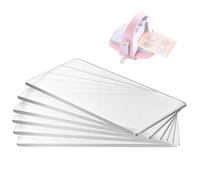 VEVOR Plaques de Découpe, 6 PCS, 170x80x2,5 mm, Tapis Plastique en Polycarbonate Transparent, Compatible avec Machine de Découpe et de Gaufrage VEVOR KM-1830, pour Scrapbooking et Création de Cartes