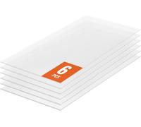 VEVOR Plaques de serre en polycarbonate set de 6 pièces 1210 x 605 x 4 mm Plaque multicouche en carton ondulé imperméable et résistant aux UV