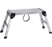 VEVOR Plate-forme de travail en aluminium Établi pliant 76x30x50,8cm Plate-forme de travail Capacité de charge 150 kg Marchepied avec serrures de sécurité Escabeau pour maison Bureau Atelier & Garage