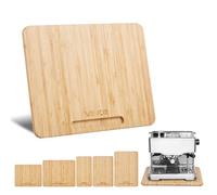 VEVOR Plateau Coulissant pour Appareils de Cuisine, 26,7x33 cm, Plateau Roulant avec Roulettes en Caoutchouc, Poignée Creuse, Planche Mobile pour Cafetière, Petit Électroménager Cuisine, Couleur Bois