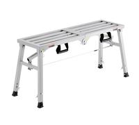 VEVOR Plateforme de travail échafaudage pliant portable – Acier allié, 50/62/74 cm, 180 kg