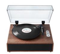VEVOR Platine vinyle Bluetooth tourne-disque vinyle 3 vitesses haut-parleurs 10W