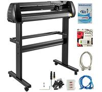 VEVOR Plotter De Découpe Traceur De Coupe 87cm Vinyle Ploteur De Découpe Manuel Machine de Tracer Découper Coupe-Vinyle Haute-Précision Cutter Plotter Logiciel SignMaster Inclus