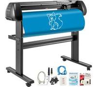 VEVOR Plotter de Découpe Vinyle 72cm Avec Logiciel SignMaster et Interface USB & COM Noir