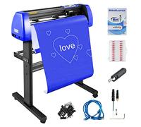 VEVOR Plotter de Découpe Vinyle 72cm Traceur Coupe Ploteur de Decoupe Machine de Tracer Découper Coupe-Vinyle Haute-Précision Cutter Plotter 20 Lames Logiciel SignMaster Inclus