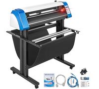 VEVOR Plotter de Découpe Vinyle 870 mm, Traceur de Coupe Semi-Automatique pour l'Impression de Vinyle, Positionnement Manuel, Logiciel Signmaster Compatible avec Windows, pour Cartes Personnalisées