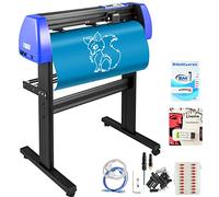 VEVOR Plotter de Découpe Vinyle 87cm Traceur Coupe Ploteur de Decoupe Machine de Tracer Découper Coupe-Vinyle Haute-Précision Cutter Plotter 20 Lames Logiciel SignMaster Inclus