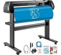 VEVOR Plotter de Découpe Vinyle Traceur de Coupe 720 mm avec Logiciel SignMaster, Machine Découpe Vinyle Flexible Affichage LCD Interface USB & COM Alignement de Coupe Impeccable pour Tracer Découper
