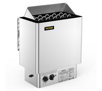 VEVOR Poêle de Sauna Électrique, 9 kW, Poêle de Sauna avec Contrôle Thermostatique Intégré, Tension de Travail 380-415 V, Espace Adapté 9-13 m³, Plage de Température 30-110 ℃, Pierres Non Incluses