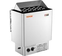 VEVOR Poêle de sauna électrique inox 8 kW pour 8-12 m³ - Minuterie 3h, contrôleur intégré