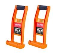 VEVOR Poignée de Transport Plaque de Plâtre, 79,8 kg, Porte Panneau Contreplaqué, Lot de 2, Lève Plaque Placo en Plastique ABS, Transporteurs Panneaux pour Cloisons Sèches, de Particules, Verre Trempé