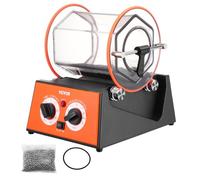 VEVOR 5 kg Gobelet Rotatif Surface Polisseuse Bijoux Finition Polonaise Machine Gem DIY