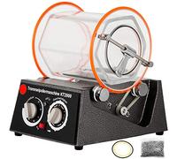 VEVOR Polisseuse à bijoux en polycarbonate dur 5kg Polisseuse de surface rotative 60W Polissage de bijoux Rotatif - Laboratoire à billes - Antidérapante Stable pour matériaux en alliage de magnésium
