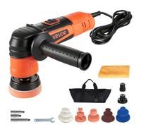 VEVOR Polisseuse Voiture 30/50/76 mm Polisseuse Rotative Voiture pour Entretien Cirage Polissage Lustrage Finition Uniforme Élimination de Rayures, 600 W Vitesse Variable à 6 Niveaux 1000-4500 tr/min