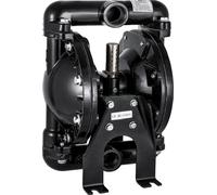 VEVOR Pompe à air à double membrane 1 pouce entrée/sortie aluminium 35 GPM Max 120PSI, membrane en nitrile, QBY4-25L-1inch-35