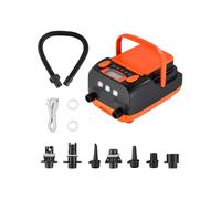 VEVOR Pompe à Air Électrique pour Paddle 20 psi, Gonfleur pour SUP Rechargeable avec Connecteur Allume-Cigare et Lumière LED, Gonflage et Dégonflage à 2 Étages, Arrêt Automatique, pour Kayak
