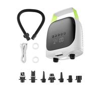 VEVOR Pompe à Air Électrique pour Paddle Haute Pression 20 psi, Gonfleur pour Sup Rechargeable à Deux Étages, avec Arrêt Automatique et Fonction de Dégonflage, pour Bateaux Gonflables Matelas