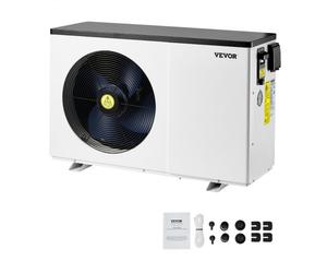 VEVOR Pompe à chaleur électrique pour piscine, capacité de chauffage 3,22-15,25 kW, chauffage de piscine à fréquence variable à économie d'énergie pour piscines hors sol 30 à 60 m³, AC220-240 V 50 Hz