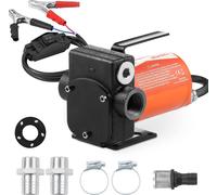 VEVOR Pompe à diesel, 12 V DC, 5 GPM, 1/10 CV, électrique et portable avec gicleur Auto-Stop, tuyaux rallongés pour carburant, essence, diesel, kérosène et méthanol