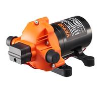 VEVOR Pompe à Eau à Membrane 12 V CC 3,5 GPM 13,25 L/min 3 Chambres avec Pressostat, Interrupteur de Pression Automatique, 50 PSI, Port MNPT 1/2'', pour Camping-car, Yacht, Camion-restaurant, Maison
