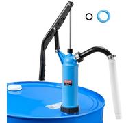 VEVOR Pompe à Fût, 9,5 oz/Levée Pompe à Baril à Levier pour Tambours 16,6-205 L avec Tube d'Aspiration à 3 Sections et Tuyau, Actionnée Manuellement, pour Transférer Eau, Alcool, Liquides Corrosifs